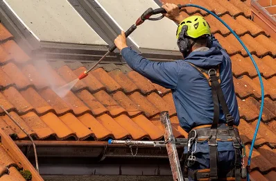 Démoussage et hydrofuge de toiture à Marestmontiers